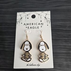 American Eagle x Peanuts Halloween Snoopy Earrings